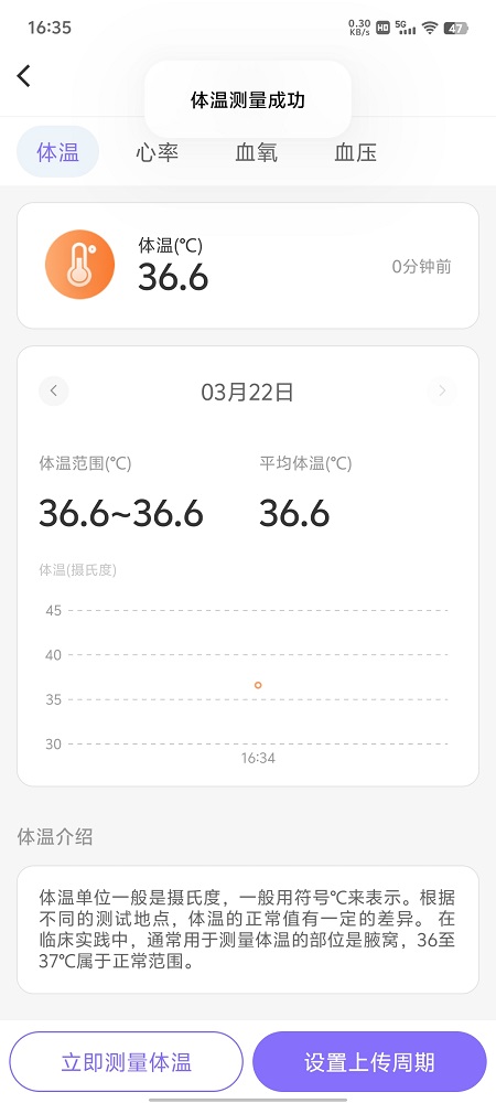 测温完成